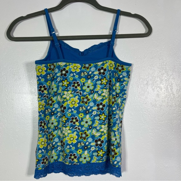 Arizona Floral Girls Camisole with built in shelf bra. Size M(10/12). - Picture 3 of 5